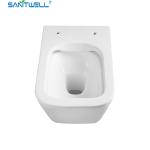 Sanitwell SWJ0525 Bathroom wc white toilet bowl rimless flush