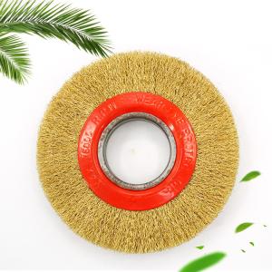 Quality Cylinder Roller Crimped Twist Knotted Steel Wire Brush High Speed wholesale