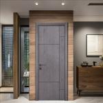 Eco-Friendly WPC Hollow Doors No Pollutants Outstanding Insulation And Moisture