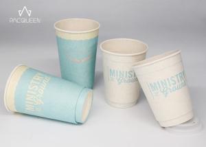 Quality Compostable Coffee Cups , Paper Cups For Hot Drinks Extra Protection wholesale