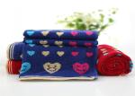 Funky Large Baby Dry Towel , Monogrammed Baby Covering Towel Plant Printing