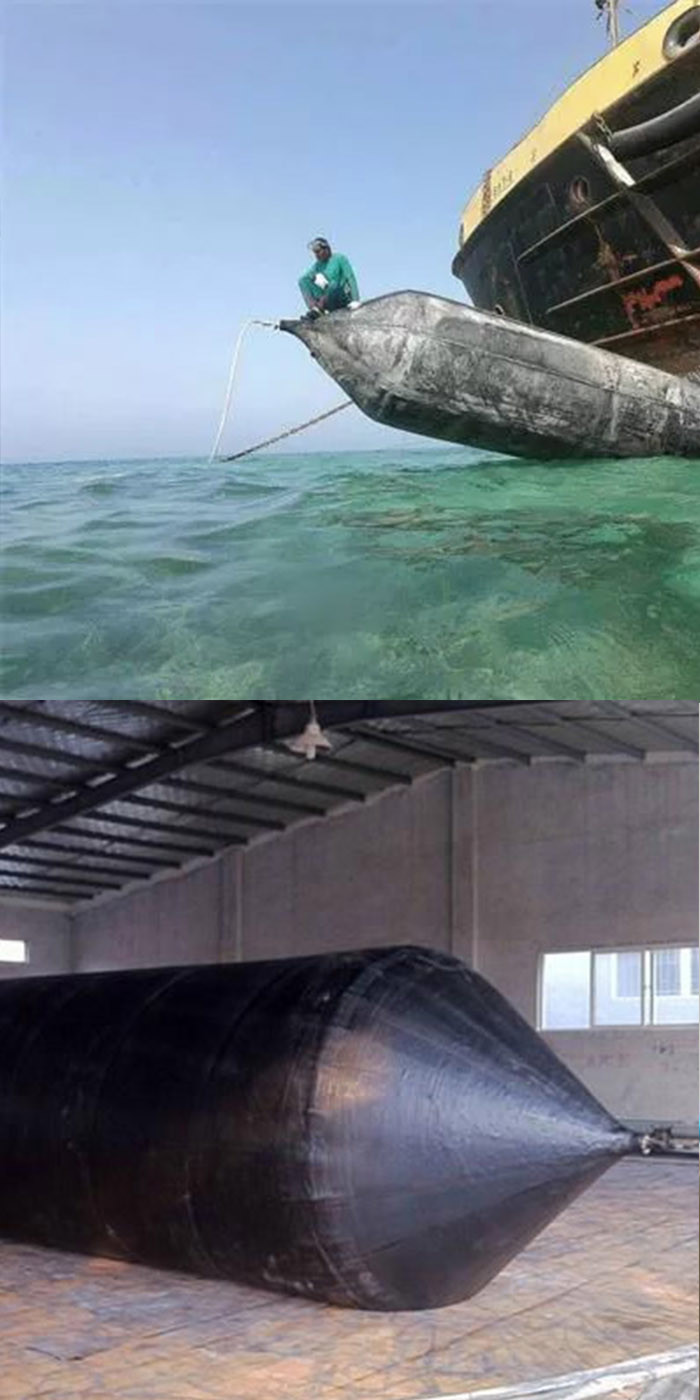 Quick Deployment Inflatable Marine Rubber Airbag For Harbor Expansion