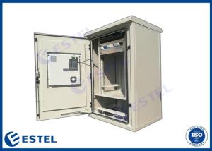 Quality Double Wall 21U DC48V Pole Mount Weatherproof Enclosure wholesale