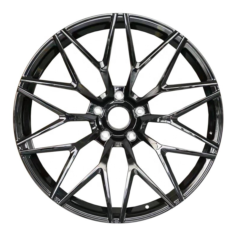 18 inches black Brown polish 5 * 112 aluminum alloy forged car wheels