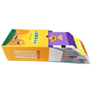 Quality 300Gsm Art paper Literacy Challenge Cards 6x9cm with matt lamination wholesale