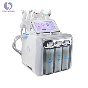 Quality 6 In 1 Small Bubble Oxygen Therapy Facial Machine For Water Dermabrasion wholesale