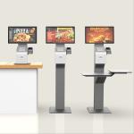 Floor Stand 21.5'' Multi-Point Touch Self Ordering Kiosk Cash/Cashless Self