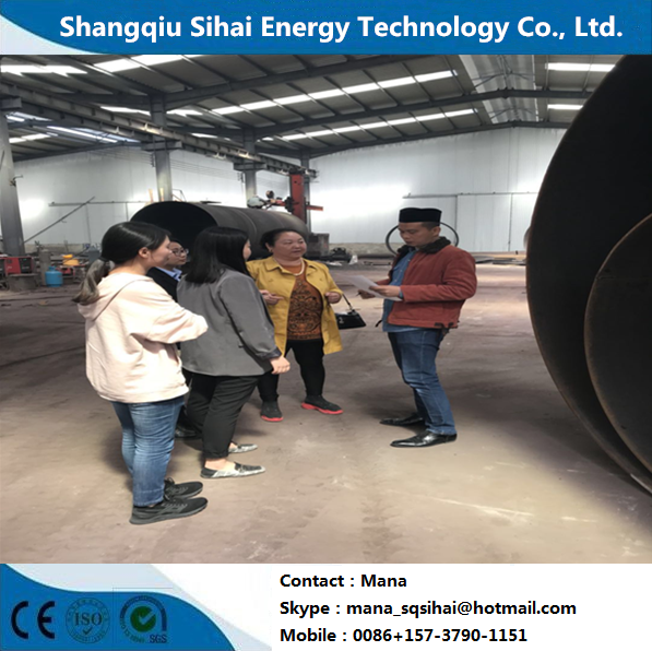 8-10 Tons Daily Processing Capacity Rubber Pyrolysis Machine for Recycling Waste Tires