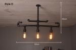 Loft Vintage Creative Industrial Wind Iron Pipe Pendent Lamp(WH-VP-211)