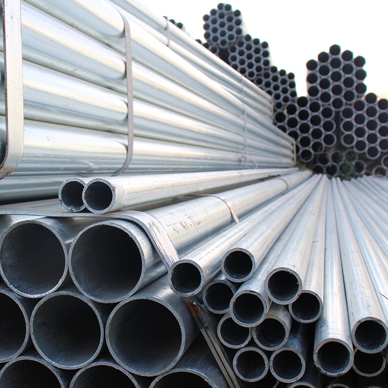 DX52D Galvanized Steel Pipe For Transfer Of Water And Oil Size Customized