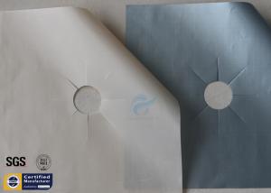Quality PTFE Fiberglass Fabric Reusable Gas Range Protectors Cover 10.6&quot; Beige wholesale