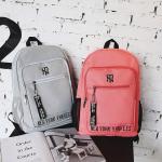Korean version of cool letters backpack students fashion large capacity