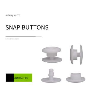 Quality 10mm Round Head Resin Snap Button For Face Shields wholesale