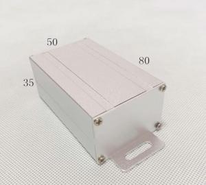 Quality Wall-mount Aluminum Enclosure Power Coated White For Motor Drives Size 50*35*80mm wholesale