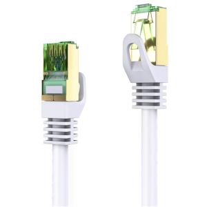 Quality RoHS 10m RJ45 Cat7 Flat Ethernet Cable Shielded Twisted Pair wholesale