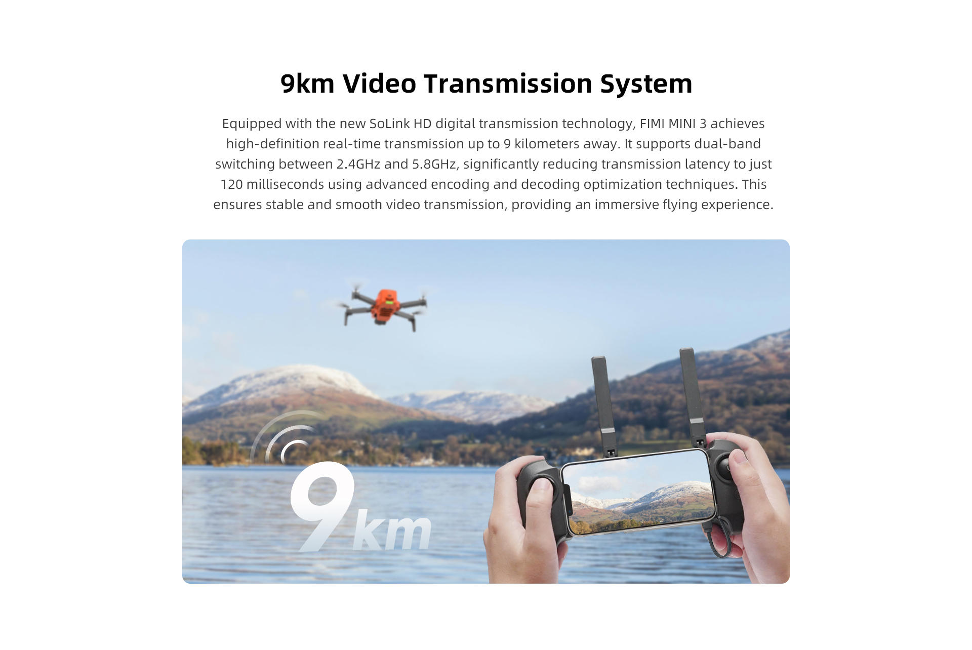 Fimi Mini 3 Mini Drone With Camera 4k 3 Axis Gimbal 29min Long Distance Drone Quadcopter Air Hover Optical Flow On Live Drone