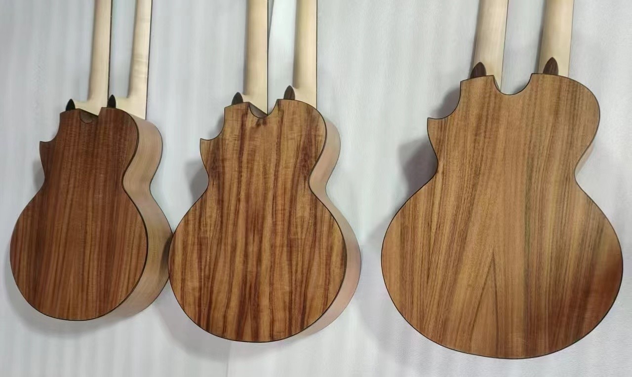 IN STOCK, Custom Taylor Style Double Neck Richie Sambora Signature KOA Wood 6+12 Strings Acoustic Guitar with Ebony Fingerboard in Matte Finishing