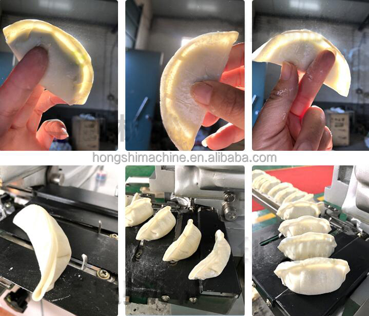 Factory Price Semi Automatic Japanese technical dumpling gyoza making machine