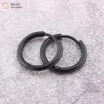 Titanium Steel Hoop Earrings , Small Round Circle Huggie Earrings Jewelry