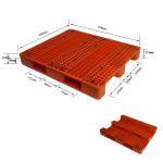 1000*1200mm Red Plastic Pallets Nestable Plastic Floor Pallet