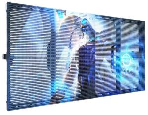 Quality Outdoor 1000x500mm Rental Transparent LED Display With High transparent rate and Slim cabinet wholesale