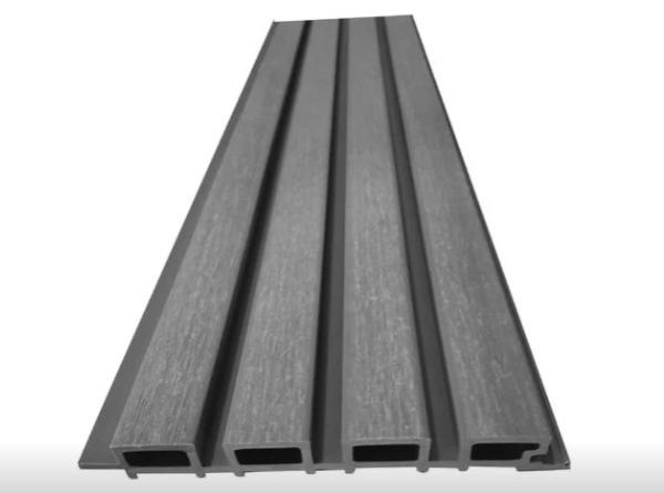 Decorative Outdoor Plastic Fluted Composite WPC Wall Panel Outdoor Garden