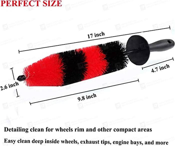 7pcs 610g Car Cleaning Brush Set For Auto Car Wheel Seat Tires Dirty Romoves