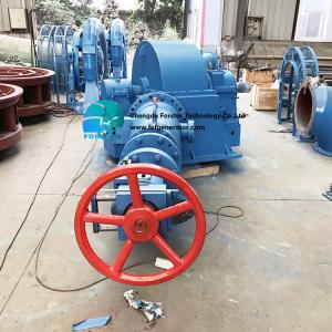 Quality 600kw Inclined Turgo Hydro Generator , Small Water Turbine Generator 75-1000 Kw wholesale