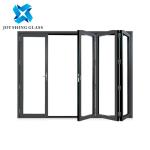 Thermal Break Aluminum Bi Fold Doors Balcony Soundproof Glass Door