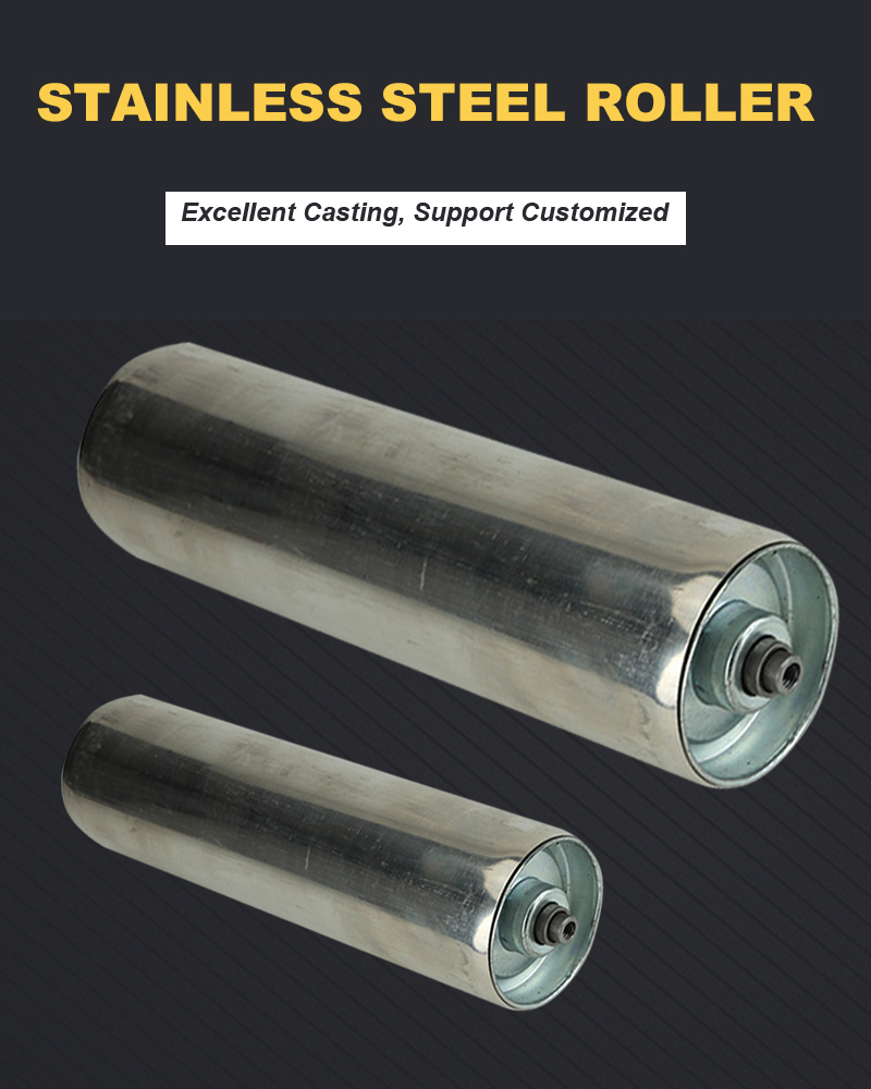 Construction Works Carrie Idler Mining Equipment Conveyor Roller For Sand Length 150-1600 mm