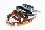 Silk Printing Women'S Fashion Leather Belts 1.3cm Width 95 - 125cm Length