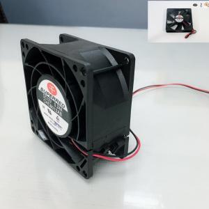 Quality 24V DC Cooling Fan 80x80x25 Plastic PBT 94V0 Frame 0.2A Black Color wholesale