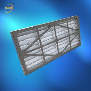 Quality M5 Moisture Resistance Cardboard Pleated Panel AHU Pre Air Filter 80% RH wholesale