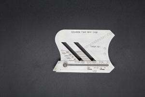 Quality Unequal Leg Weld Measuring Gauges / Adjustable Fillet Weld Gauge wholesale