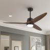 Buy cheap Energy-Efficient & Long-Lasting: 52-Inch Solid Wood Ceiling Fan with LED from wholesalers