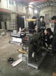 Rotary Knife Die Cutting Machine , Automatic Slitter Rewinder With Turntable