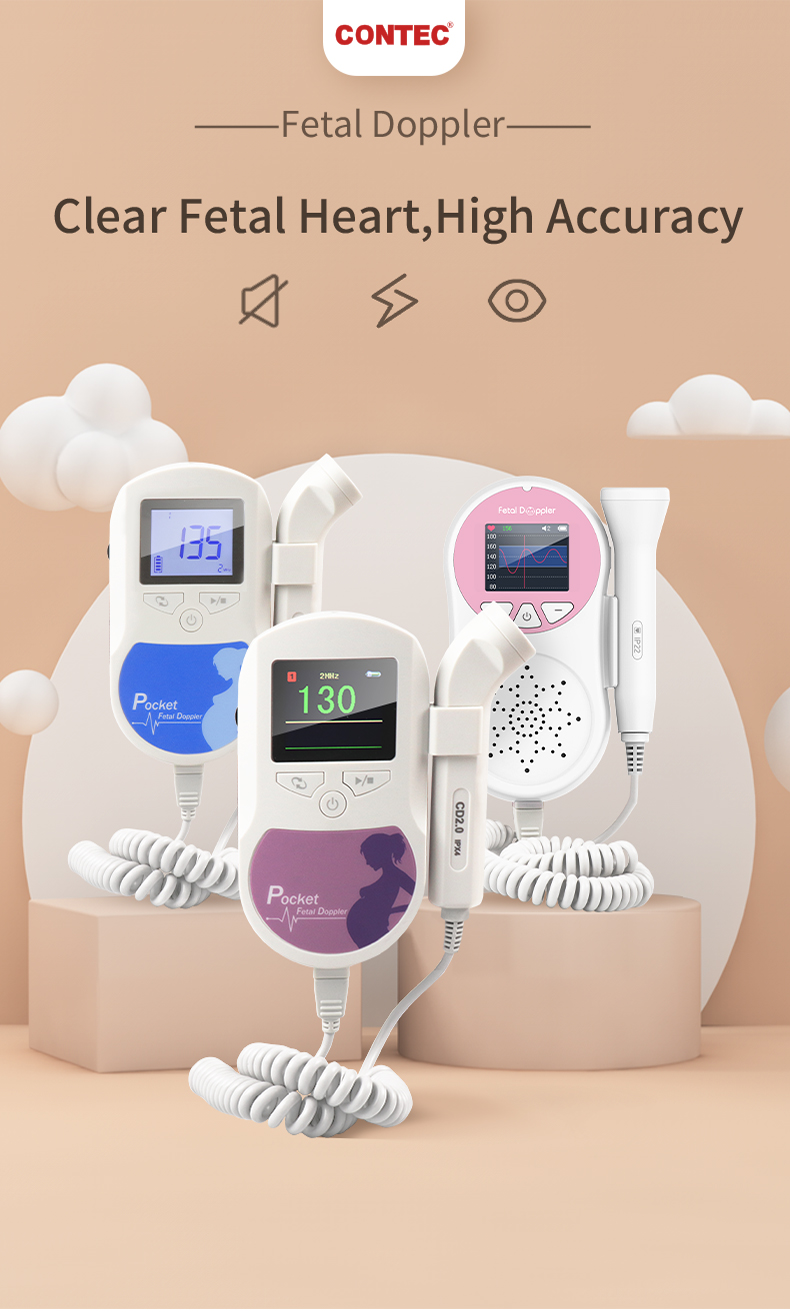 Portable Obstetrics And Gynecology Equipment Fetal Doppler For Pregnant Women