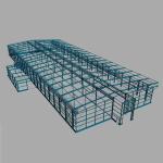 Galvanized Steel Structure Workshop Building Prefabricated Light Steel Portal