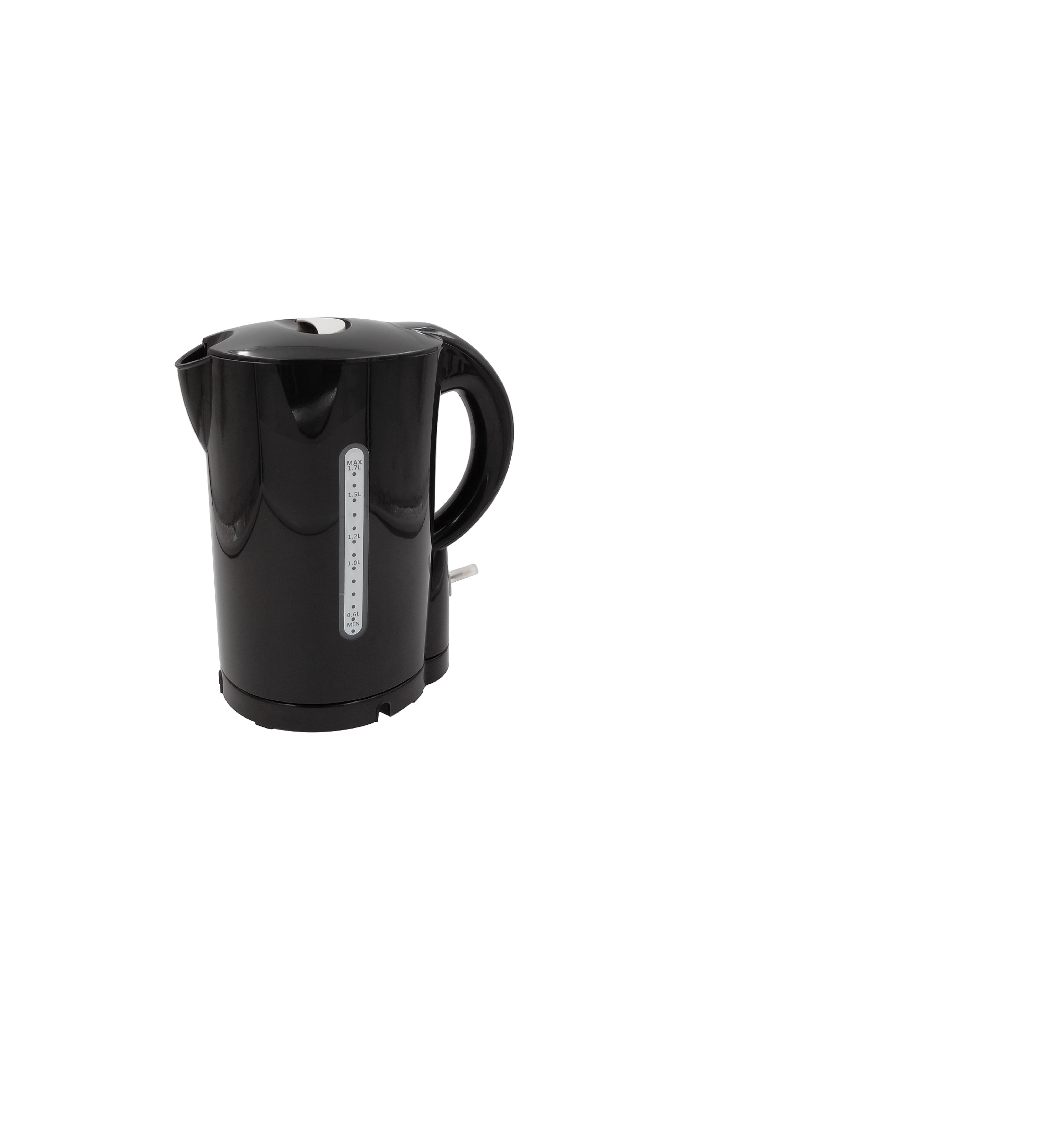 Plastic 1.7 L Electrical home Appliances Black Silver White Body OEM Customized kettle