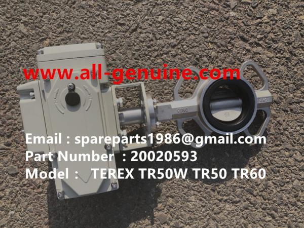 20020593 BUTTERFLY VALVE TEREX TRUCK TR35 TR50 TR60 TR100 CUMMINS ALLISON UNIT