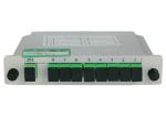 Single Mode Fiber Optic 1x8 PLC Optical Splitter SC G657A1