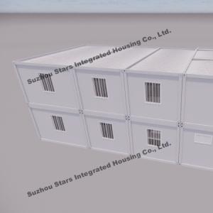 Quality Office Prefabricated Modular House , Prebuilt Modular Homes Two Story wholesale
