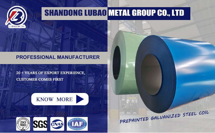Customized Chinese Made Color Roll Pre Coated PPGI Galvanized Steel Plate for Pipe Making