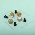 Round 5ml Bamboo Black Essential Oil Dropper Bottle