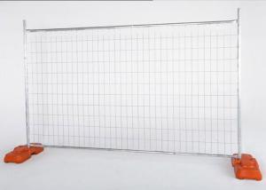 Quality Metal Construction Fence / Temporary Steel Fencing For Outdoor Building Site wholesale