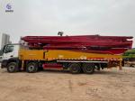 2nd Used SANY Concrete Pump Truck With Mercerdes Benz Boom Length 56m