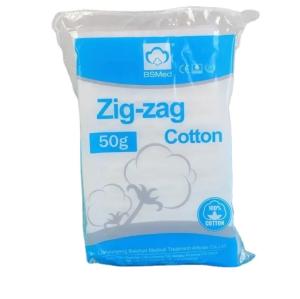 Quality Disposable Folded Zigzag Cotton Pleat 100% Cotton Medical Cotton Zig Zag For Surgery wholesale