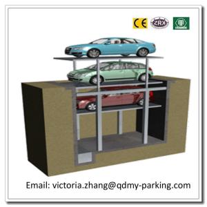 Quality 2-3Cars Residential Pit Garage Parking Car Lift Hydraulic Garage Car Lift Parking System wholesale