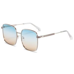 Quality Metal Frame Polarized Ladies Sunglasses Triacetate Lenses Durable wholesale