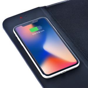 Quality Colorful Led Light Rubber Keyboard Mat , Wireless Charging Gaming Mouse Pad wholesale